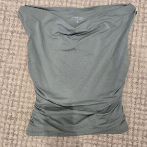 Abercrombie & Fitch Slate Green Top